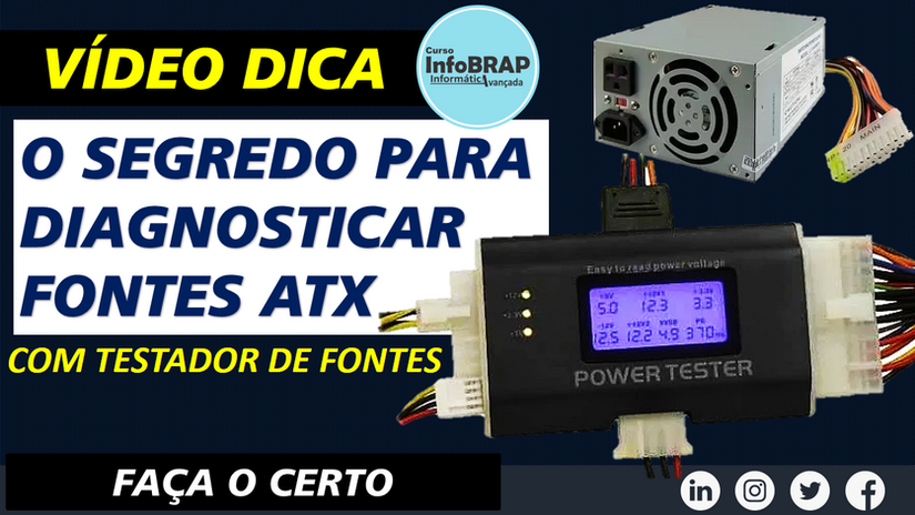 Como Testar Fonte ATX: Passo a Passo com Testador de Fontes"